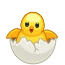 Емодзі Animated Emoji 🐣