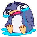 Penguin emoji 😭