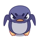 Penguin emoji 😡