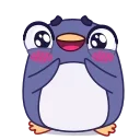 Penguin emoji 😌