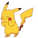 Animated Pikachu stiker 😕