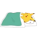 Animated Pikachu sticker 🤨