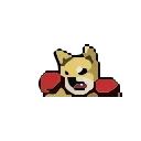 Animated Pixel Dog stiker 🐶