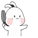 Animated Rabbit stiker 😗