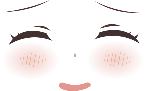 Telegram Sticker «Anime face» 😟