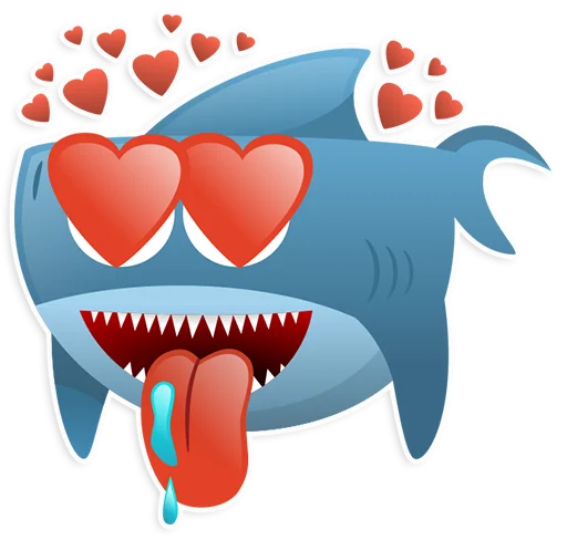 AntiLand Shark sticker 😍