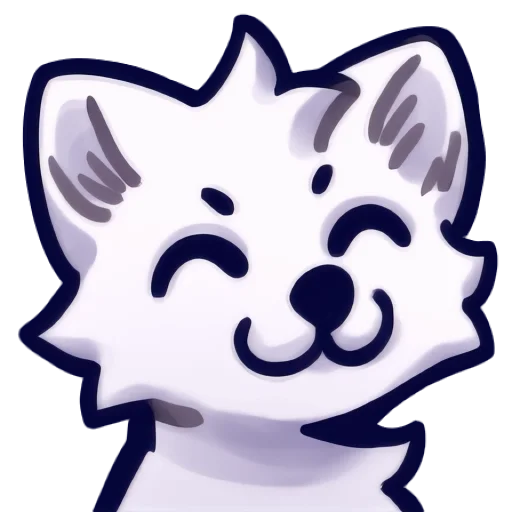 Arctic Fox emoji ☺️