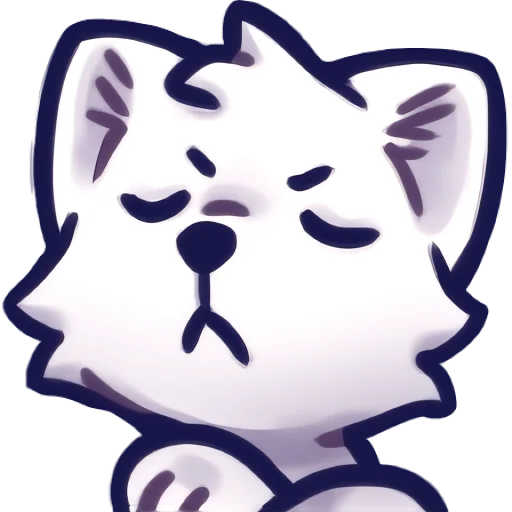 Arctic Fox emoji 😒