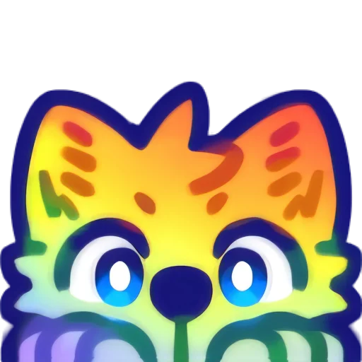 Arctic Fox emoji 🌈