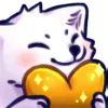Arctic Fox emoji 🧡