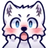 Arctic Fox emoji 😲