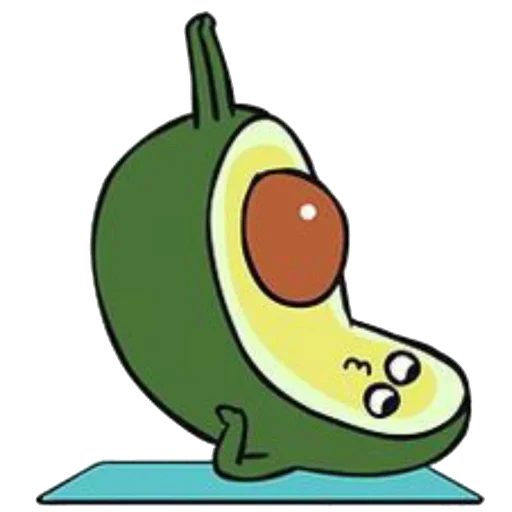 Avocado Guy sticker 😋