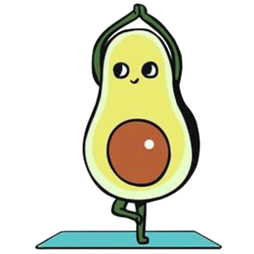 Avocado Guy sticker 😡