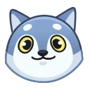 Wolf Awoo Emoji sticker 😜