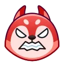 Wolf Awoo Emoji sticker 😡