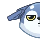 Wolf Awoo Emoji sticker 🫡