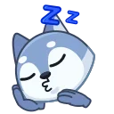 Wolf Awoo Emoji sticker 😴
