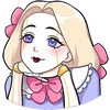 Telegram emoji Алиса