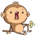 Aloe Monkey stiker 🍌