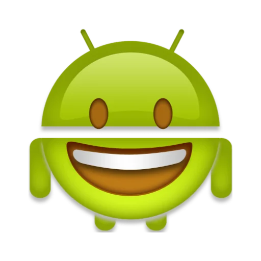 Stickers de Telegram android robot emoji