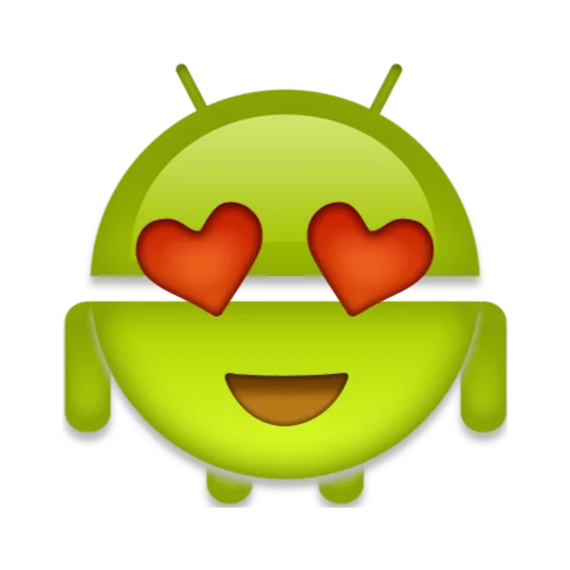 android robot emoji naljepnica 😍