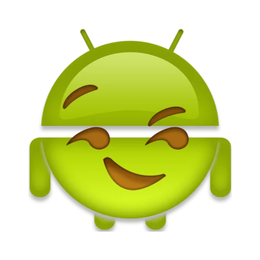 android robot emoji naljepnica 😏