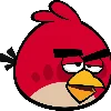 Angry Birds emoji 😪