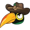Angry Birds emoji 🤠