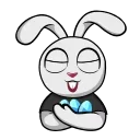 Animated Rabbit stiker 😊