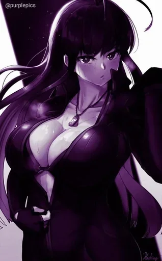 Эмодзи Purple Manga 🟣
