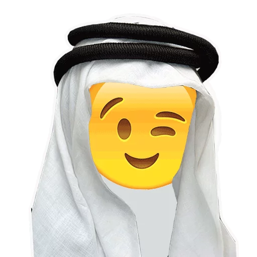 Arabic Emoticons naljepnica 😉