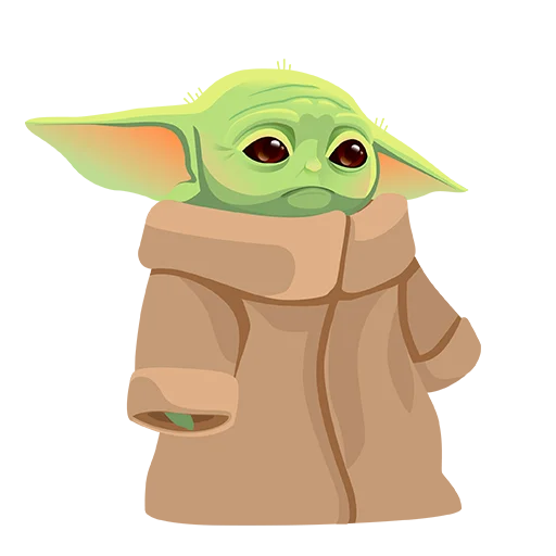 Baby Yoda - stiker ?