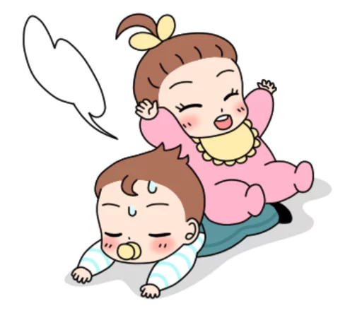 Baby Couple stiker 😅