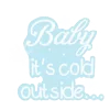 Эмодзи Baby its cold outside ❄️