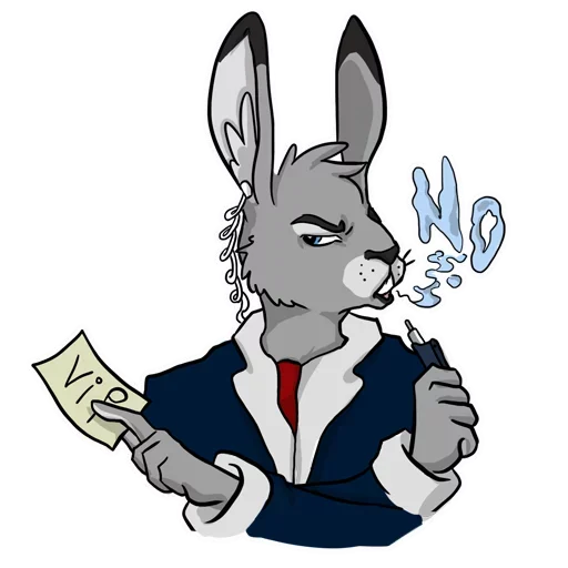 Bad Bunny Boy sticker ⛔️