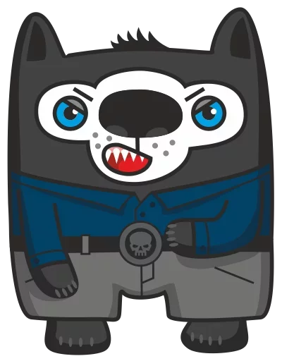 Bad Wolf emoji ☹️