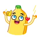 Telegram emoji Banana