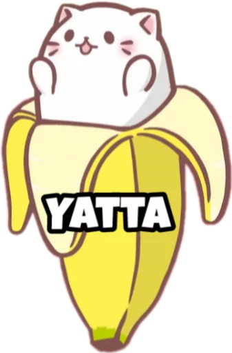 Bananya stickers stiker 😃