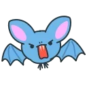 Telegram emojis Halloween Bat