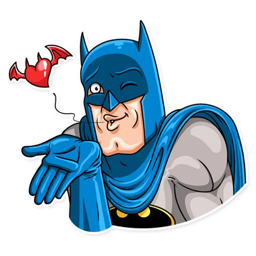 Silver Age Batman sticker 
