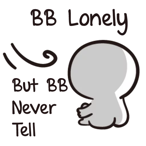 BbyNeverTell-ENG sticker 