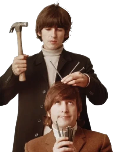 Beatles i Love You stiker ☺️