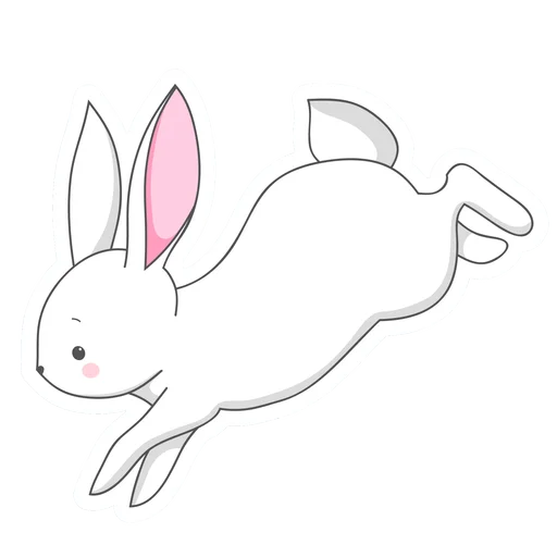 Белый Пошлый Кролик sticker 🙄