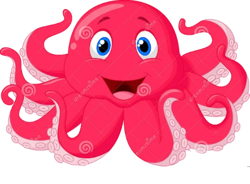 Stiker Telegram «Octopus/pulpo» 💖