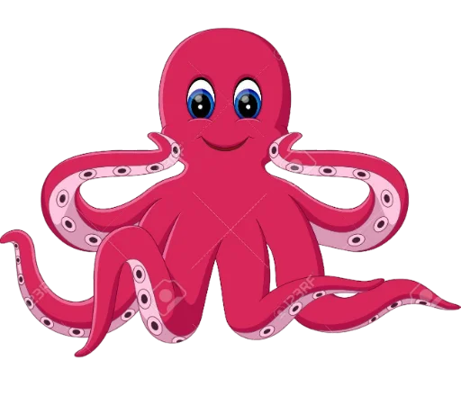 Octopus/pulpo sticker 💛