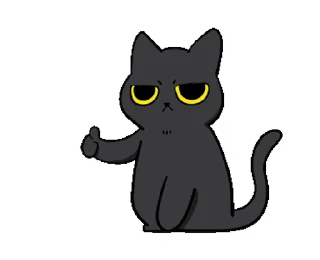 Black Cat Misty | stiker 🐾