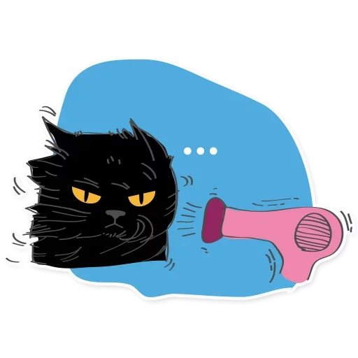Black Cat stiker 😼