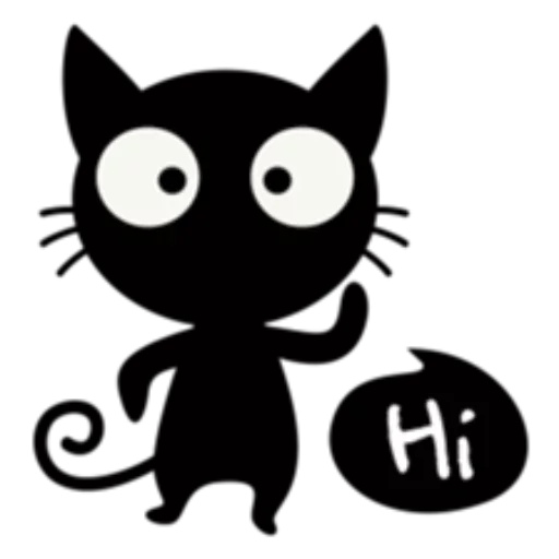 Black cat emoji 😒