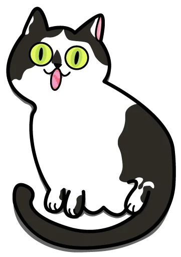 Bo-Bo Cat sticker 🤩
