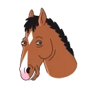 Емодзі телеграм BoJack Horseman